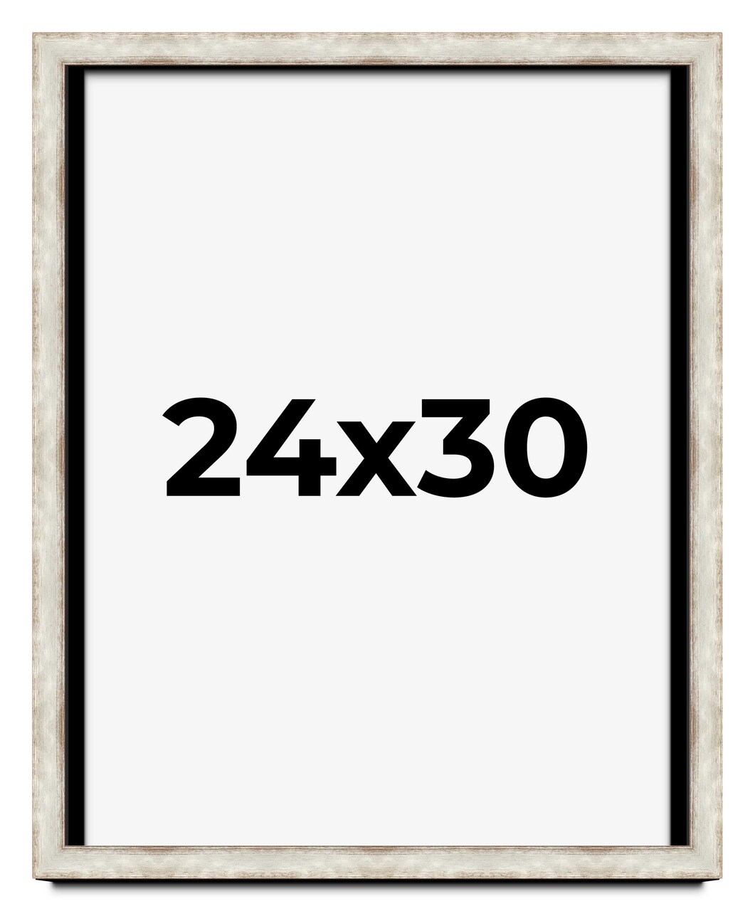 24x30 Modern Shadow Box 1.5" Depth Picture Frame with UV-Resistant Acrylic & Acid Free Backing, Available in 3 Finishes - Black, Silver, White